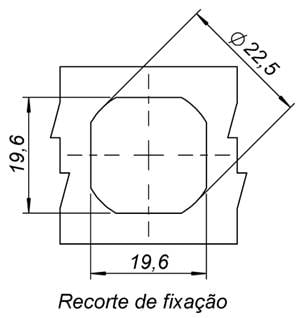 Fecho Lingueta Frontal Redondo Zamak Maçaneta Curta - Imagem 6